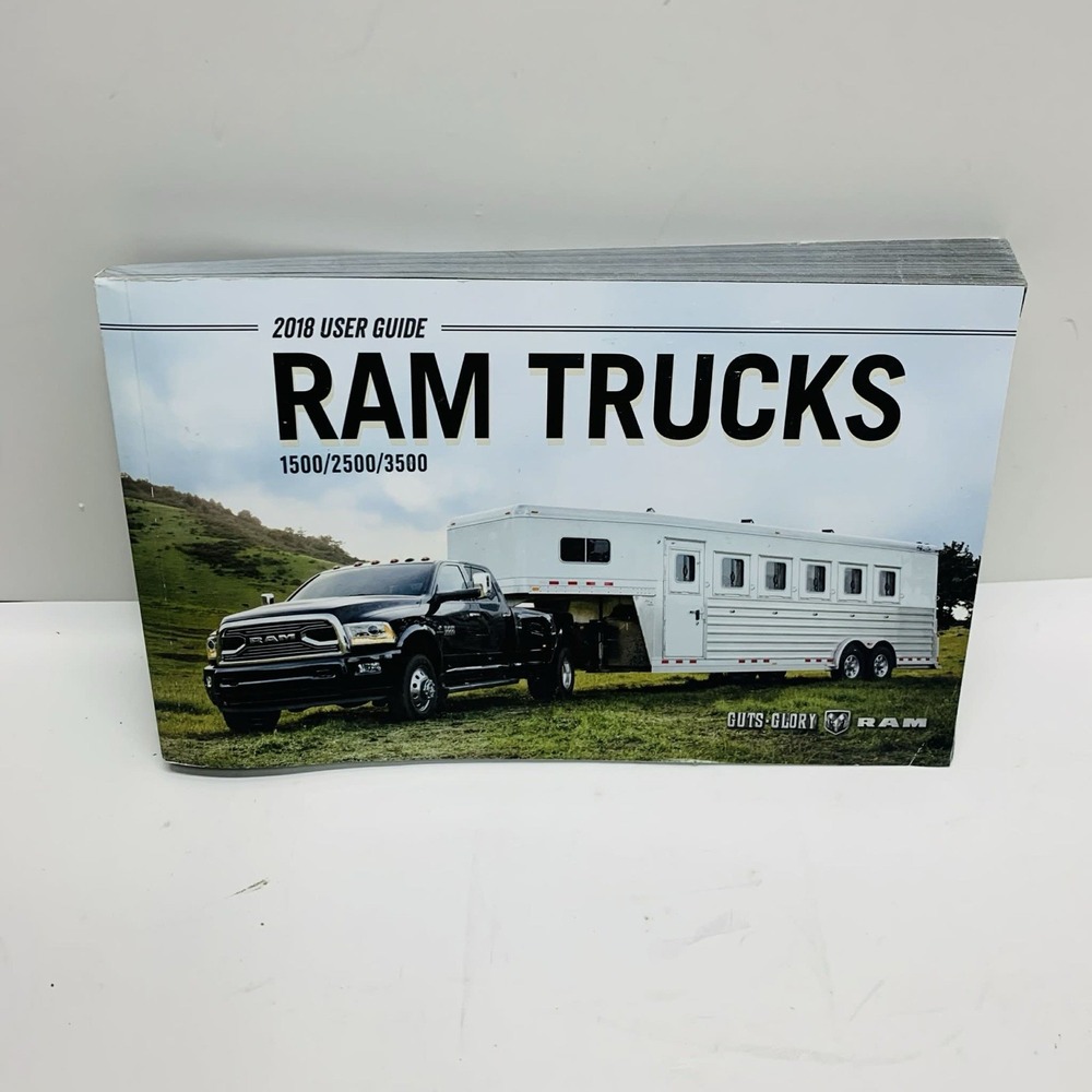 2018 Dodge Ram Trucks 1500/2500/3500 Owners Manual User Guide With Case - Picture 2 of 7